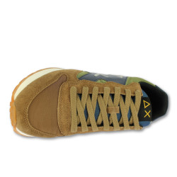 SNEAKERS COMBI CUERO