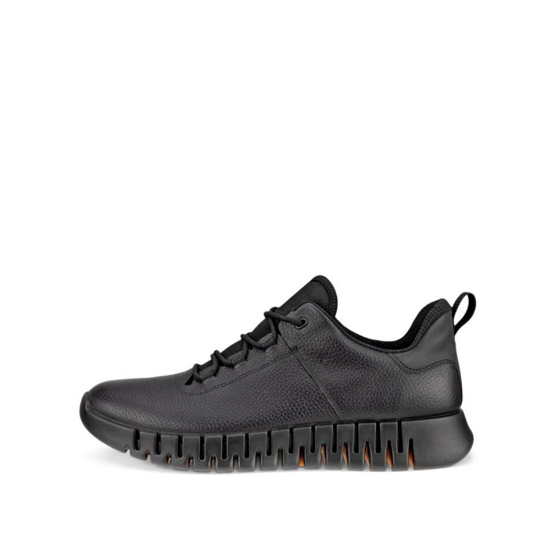 ECCO GRUUV M SNEAKER LEA BLACK 