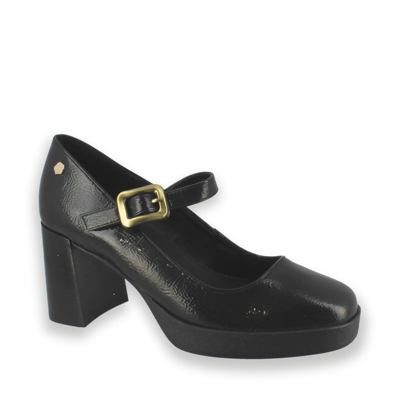 ZAPATO SRA CHAROL NEGRO